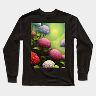 Fantasy Hydrangeas Long Sleeve T-Shirt